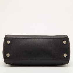 Pre Owned Michael Kors Ciara Black Leather Satchel