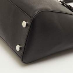 Pre Owned Michael Kors Ciara Black Leather Satchel