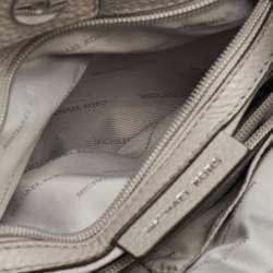 Pre Owned حقيبة كتف مايكل كورس جت سيت جلد رمادي