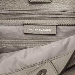 Pre Owned حقيبة كتف مايكل كورس جت سيت جلد رمادي