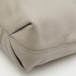 Pre Owned حقيبة كتف مايكل كورس جت سيت جلد رمادي