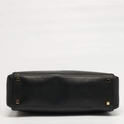 مملوكة مسبقًا Michael Kors Laila Medium Black Leather Tote