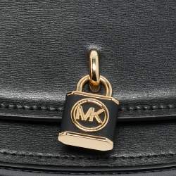 مملوكة مسبقًا Michael Kors Mila Black Leather Shoulder Bag