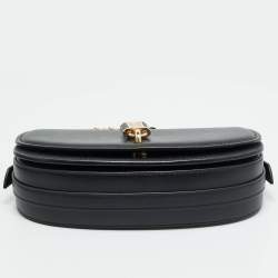 مملوكة مسبقًا Michael Kors Mila Black Leather Shoulder Bag