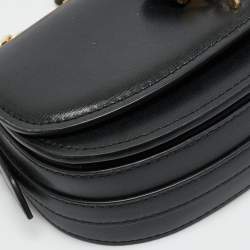 مملوكة مسبقًا Michael Kors Mila Black Leather Shoulder Bag