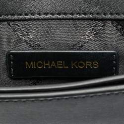 مملوكة مسبقًا Michael Kors Mila Black Leather Shoulder Bag