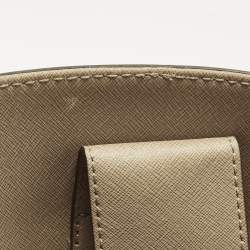 Pre Owned حقيبة يد مايكل مايكل كورس Hamiltion North South كبيرة جلد بنية