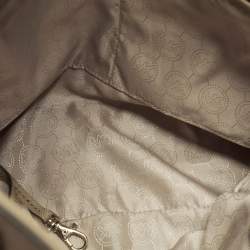 Pre Owned حقيبة يد مايكل مايكل كورس Hamiltion North South كبيرة جلد بنية