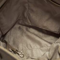 Pre Owned حقيبة يد مايكل مايكل كورس Hamiltion North South كبيرة جلد بنية