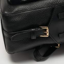 مملوكة مسبقًا Michael Kors Jaycee Medium Black Leather Backpack