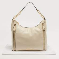مملوكة مسبقًا Michael Kors Matilda Ivory Leather Shoulder Bag