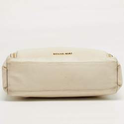 مملوكة مسبقًا Michael Kors Matilda Ivory Leather Shoulder Bag