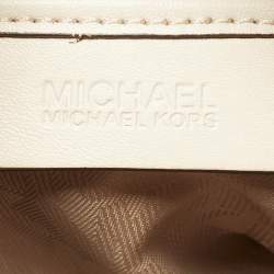 مملوكة مسبقًا Michael Kors Matilda Ivory Leather Shoulder Bag