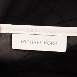 مملوكة مسبقًا Michael Kors Abbey Small Black/White Canvas Graffiti Backpack