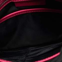 Pre Owned حقيبة كروس مايكل كورس كلسي نايلون كبير أسود/فوشيا