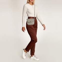 مملوكة مسبقًا حقيبة كروس مايكل كورس موت جلد عنابي