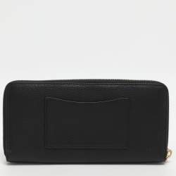 مملوكة مسبقًا Michael Kors Black Leather Zip Around Wallet