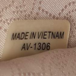 Pre Owned محفظة مايكل كورس سحاب مستدير جيت ست جلد نقش تمساح بنية