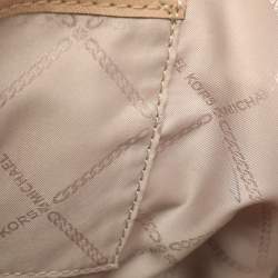 Pre Owned Michael Kors Sullivan Small Beige/Brown Saffiano Leather Tote