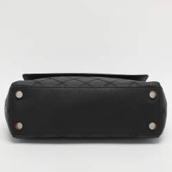 مملوكة مسبقًا حقيبة مايكل كورس أفا جلد رصاصي متوسطة بيد علوية