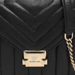 Pre Owned حقيبة كتف مايكل كورس ويتني جلد أخضر مبطن متوسطة