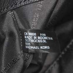 مملوكة مسبقًا Michael Kors Ciara Black Leather Satchel