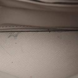 Pre Owned Michael Kors Mercer Small Light Blue Leather Tote