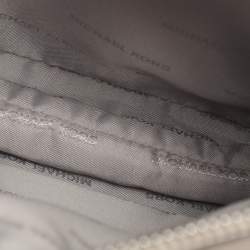 Pre Owned Michael Kors Mercer Small Light Blue Leather Tote