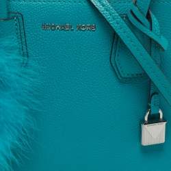 مملوكة مسبقًا Michael Kors Mercer Small Turquoise Leather Tote