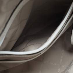 Pre Owned حقيبة ساتشل مايكل كورس مرسر حزام صغيرة جلد وكانفاس مقوى مميز بني