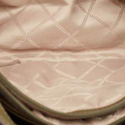 Pre Owned حقيبة مايكل كورس فوياجر متوسطة جلد زيتوني أخضر