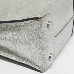 Pre Owned حقيبة مايكل كورس ميرسر يد صغيرة جلد فضي