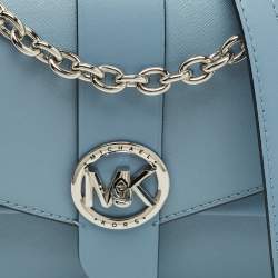 Pre Owned حقيبة كروس مايكل كورس غرينتش صغيرة جلد تمساح بني