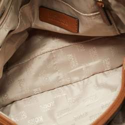 مملوكة مسبقًا Michael Kors Fulton Chain Brown Leather Shoulder Bag