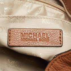 مملوكة مسبقًا Michael Kors Fulton Chain Brown Leather Shoulder Bag