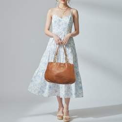 مملوكة مسبقًا Michael Kors Fulton Chain Brown Leather Shoulder Bag