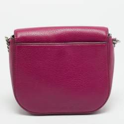 مملوكة مسبقًا حقيبة كروس مايكل كورس موت جلد عنابي