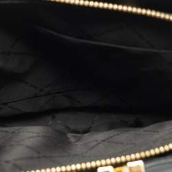 Pre Owned حقي بة ساتشيل مايكل كورس فلورنس متوسطة جلد سافيانو أسود