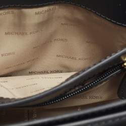 Pre Owned Michael Kors Sloan Editor Navy Blue Leather Shoulder Bag