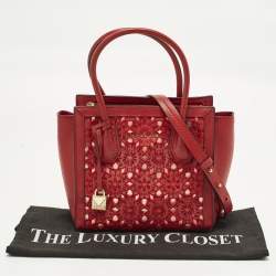 Pre Owned حقيبة يد مايكل كورس ميرسر استوديو جلد بيج