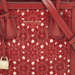 Pre Owned حقيبة يد مايكل كورس ميرسر استوديو جلد بيج