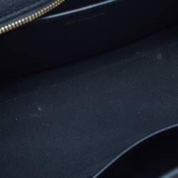 Pre Owned Michael Kors Hamilton Moderne Small Black Leather Satchel 