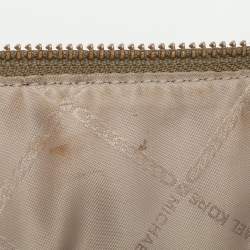 Pre Owned Michael Kors Camden Green Leather Shoulder Bag