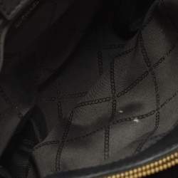 مملوكة مسبقًا Michael Kors Gramercy Medium Black Leather Satchel