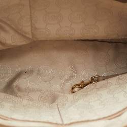 مملوكة مسبقًا Michael Kors Hamilton North South Beige Leather Tote