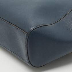 مملوكة مسبقًا Michael Kors Jet Set Chain Navy Blue Leather Bag