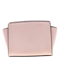 Pre Owned حقيبة كروس مايكل كورس ميني سيلما جلد وردية