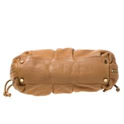 Pre Owned Michael Kors Brown Leather Satchel