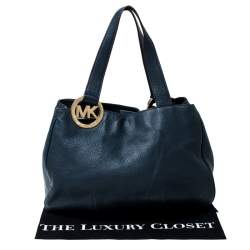 مملوكة مسبقًا Michael Kors Navy Blue Fulton East West Tote