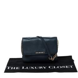 مملوكة مسبقًا حقيبة كروس مايكل كورس جلد زرقاء